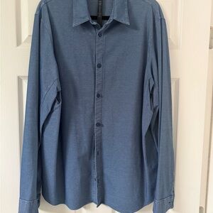 lululemon athletica Men's Button-Down Shirt in Slate Blue